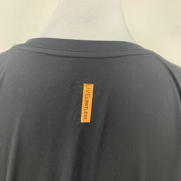 Copper Fit Thermal Shirt Womens XXL Black V Neck Live Limitless Short Sleeve - Picture 7 of 12
